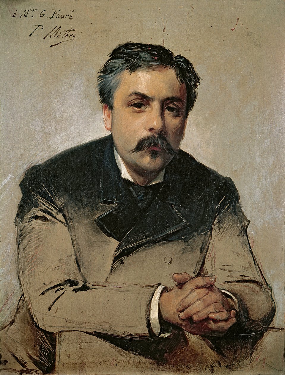 Retrato de Gabriel Fauré (1845-1924) de Paul Mathey