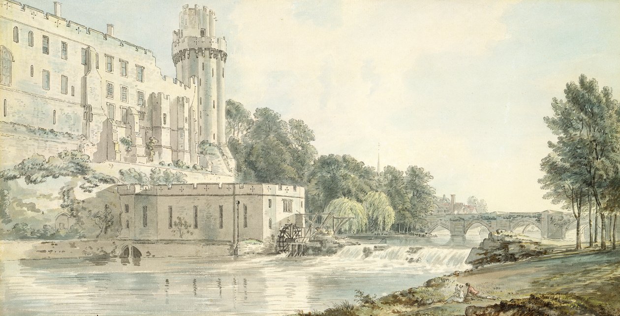 La Torre de César, Castillo de Warwick de Paul Sandby