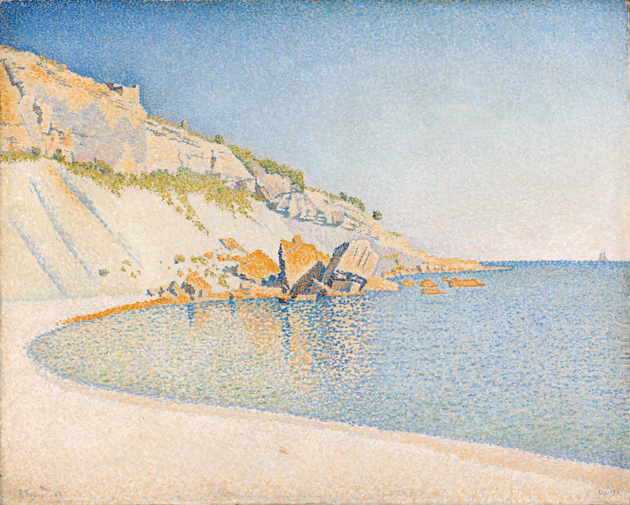 Costa Azul, 1889 de Paul Signac