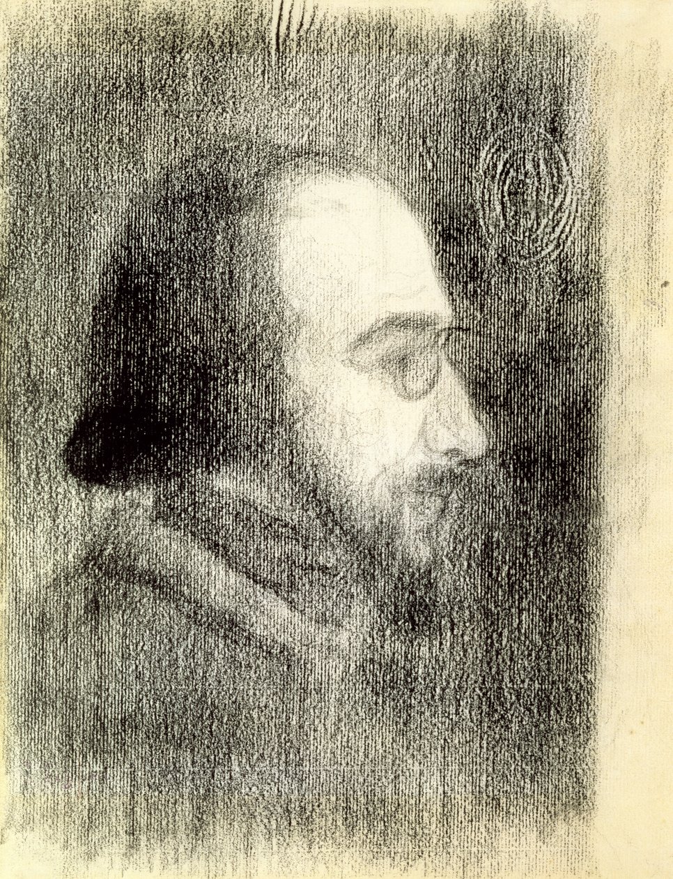 Erik Satie (1866-1925) c.1886 de Paul Signac