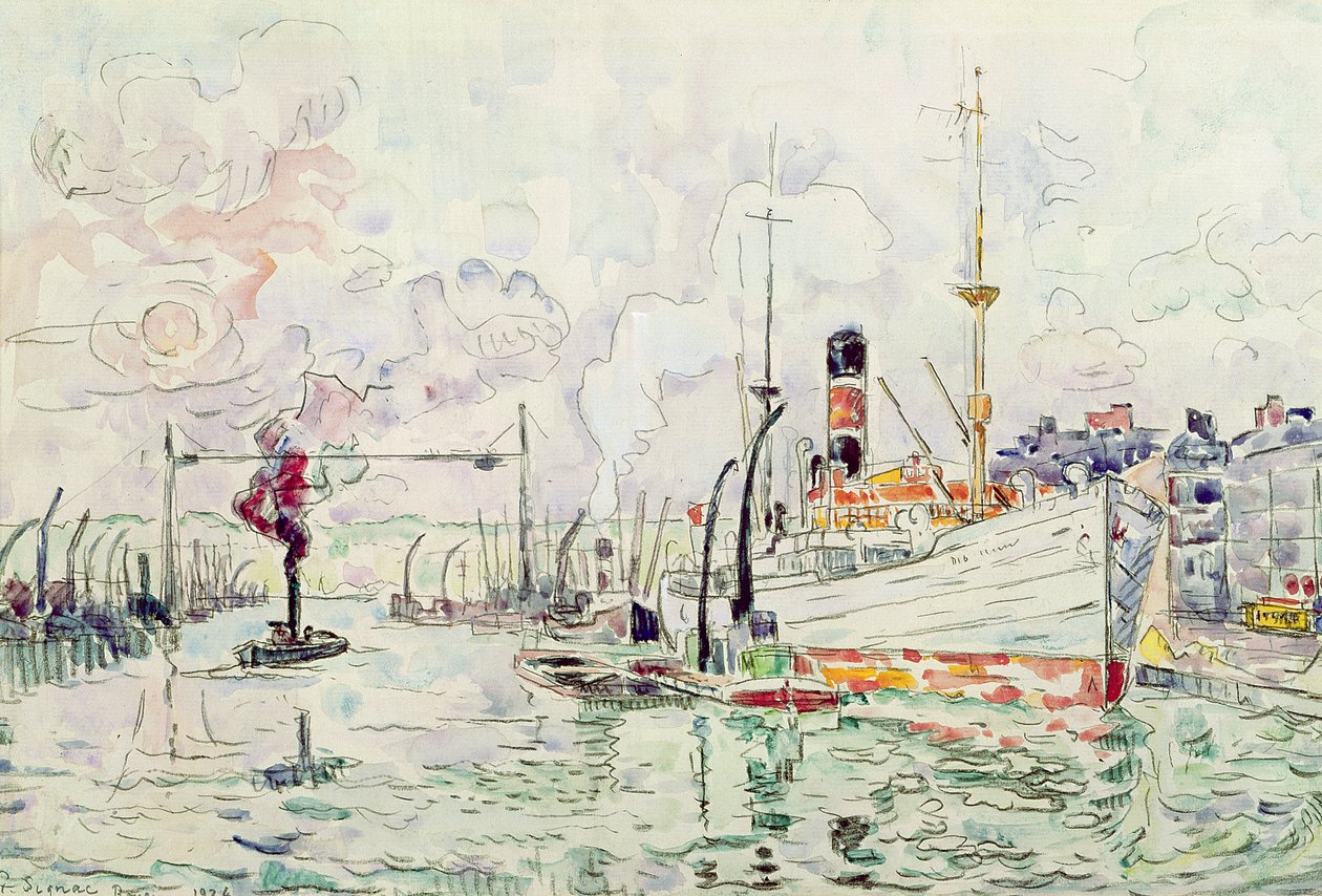 Rouen, 1924 de Paul Signac