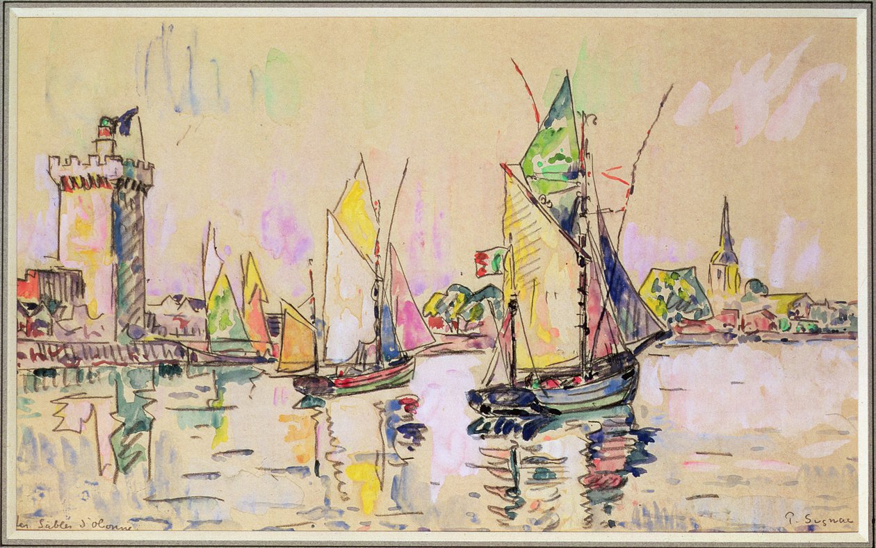 Barcos de vela en Les Sables-d