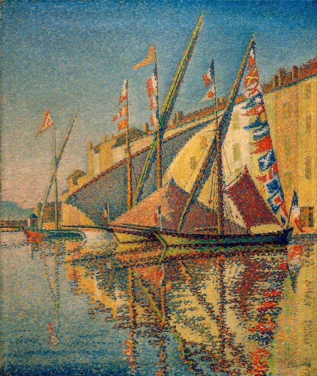 Tartanas engalanadas de Paul Signac