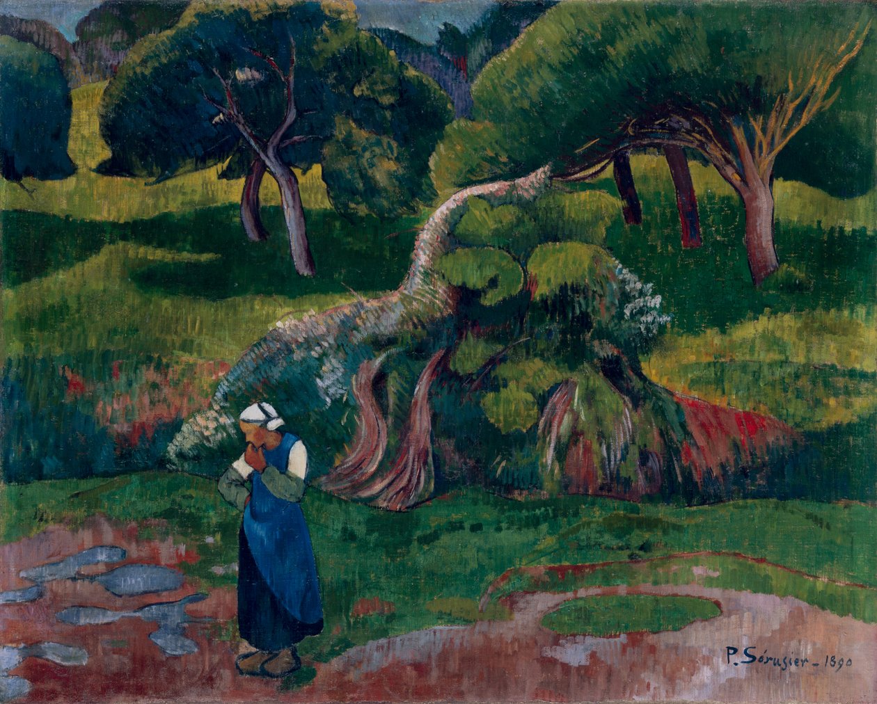 Paisaje en Le Pouldu de Paul Sérusier