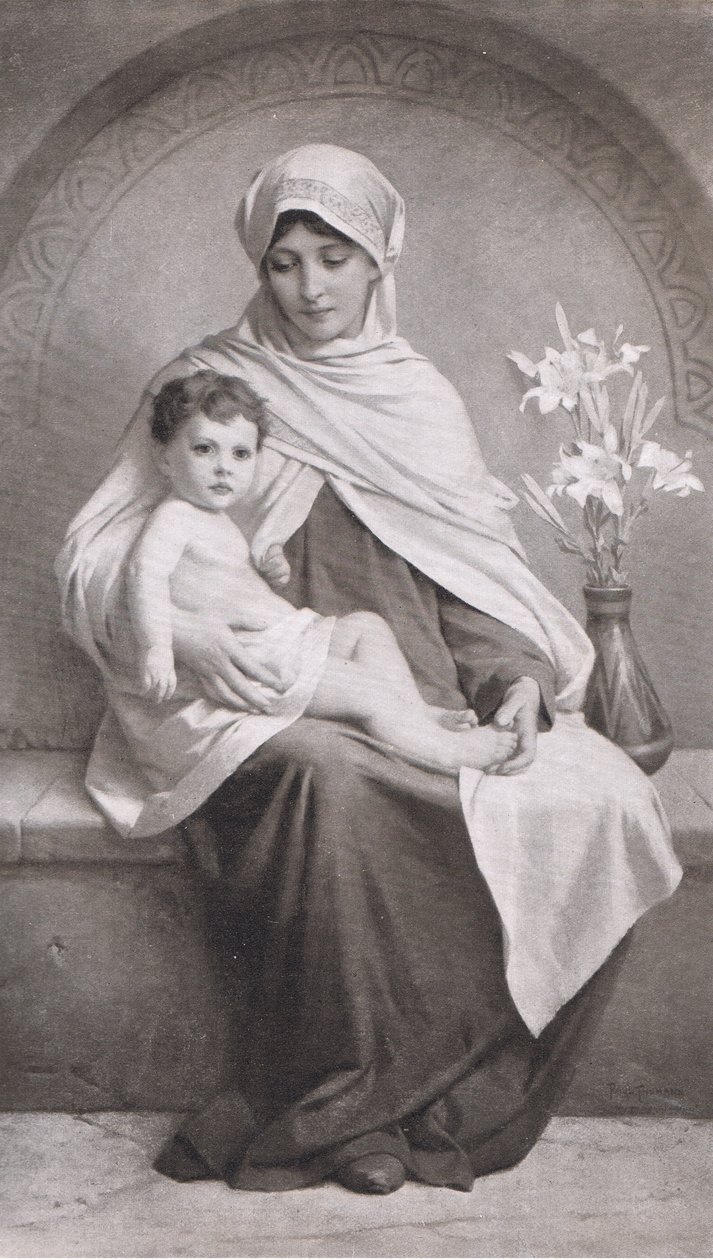 Madre e hijo, Bibbys Annual, 1916-1917 de Friedrich Paul Thumann