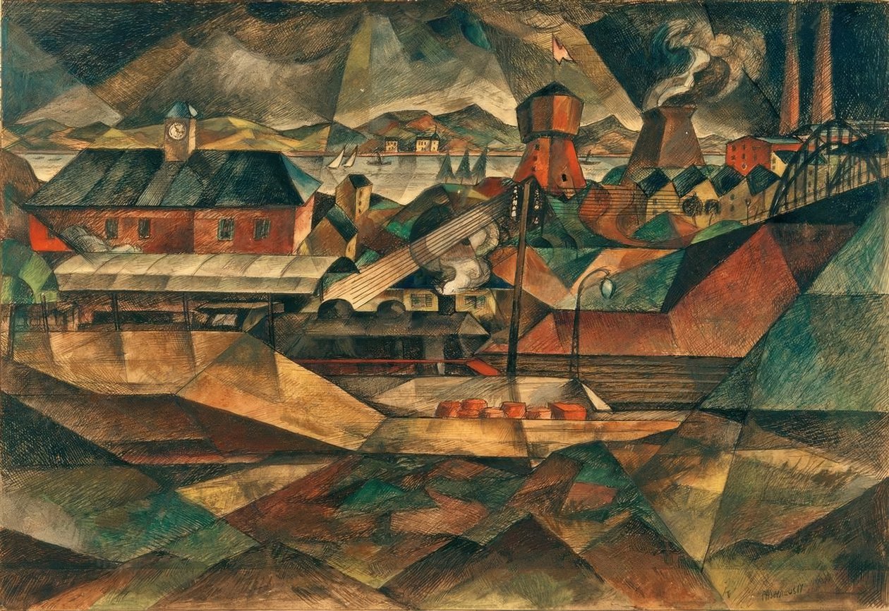 Estación industrial I de Paul Adolf Seehaus