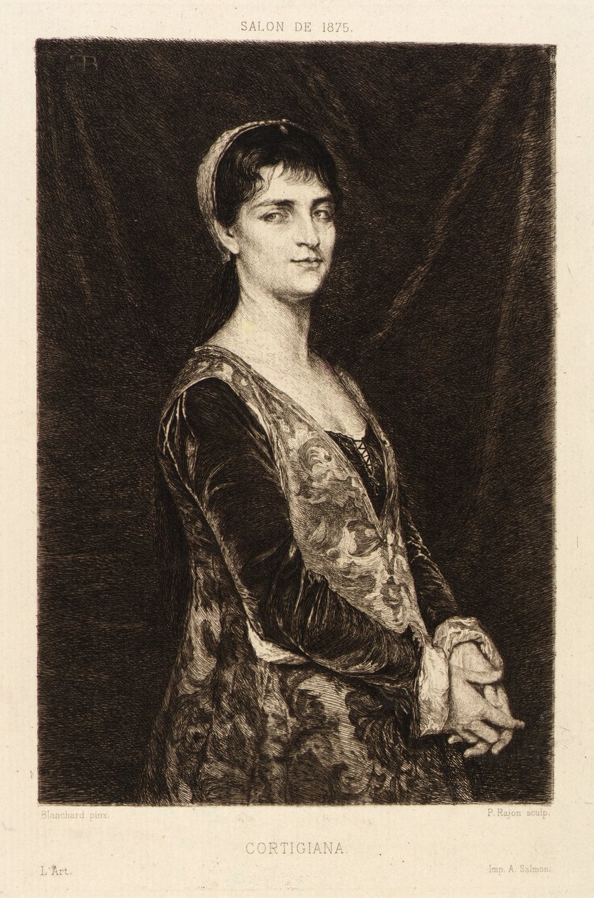 Cortigiana de Paul Adolphe Rajon