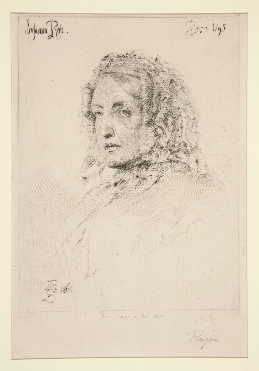Suzanna Rose, después de Sandys de Paul Adolphe Rajon