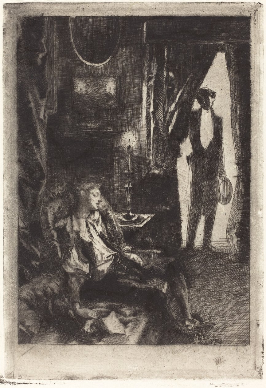 Iza Durmiendo de Paul Albert Besnard