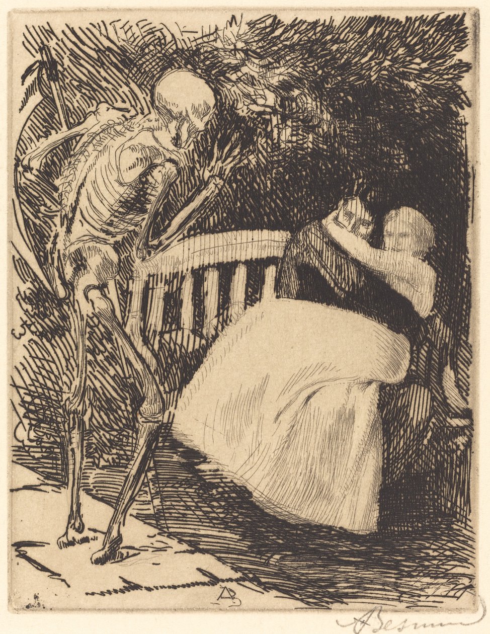 La advertencia, 1900 de Paul Albert Besnard