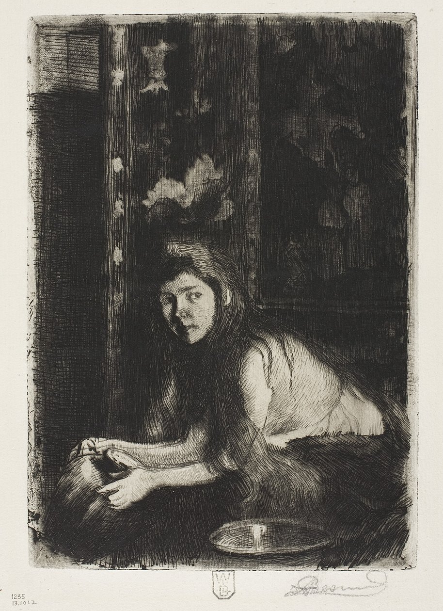 Mujer con un jarrón, 1894 de Paul Albert Besnard