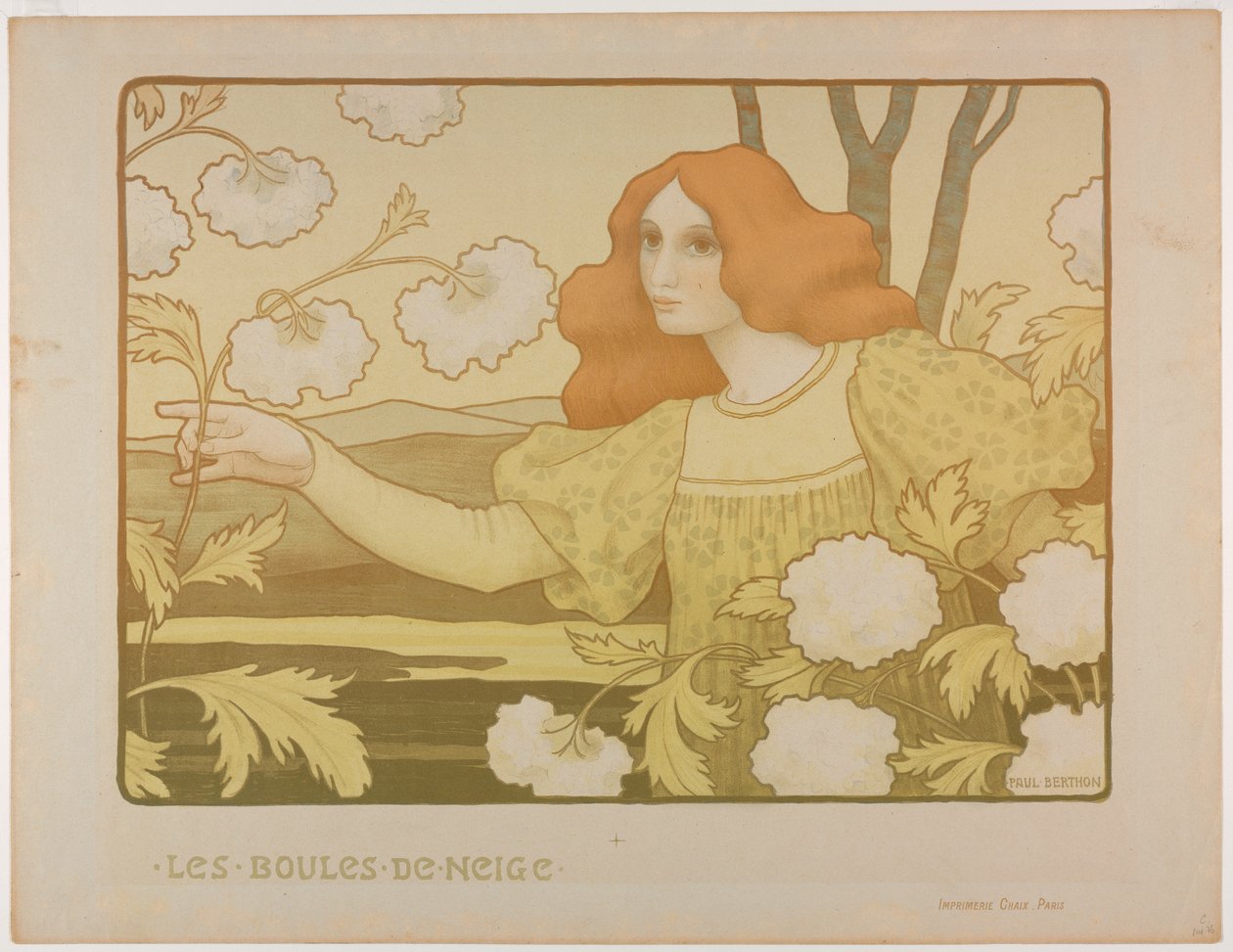 bolas de nieve de Paul Berthon