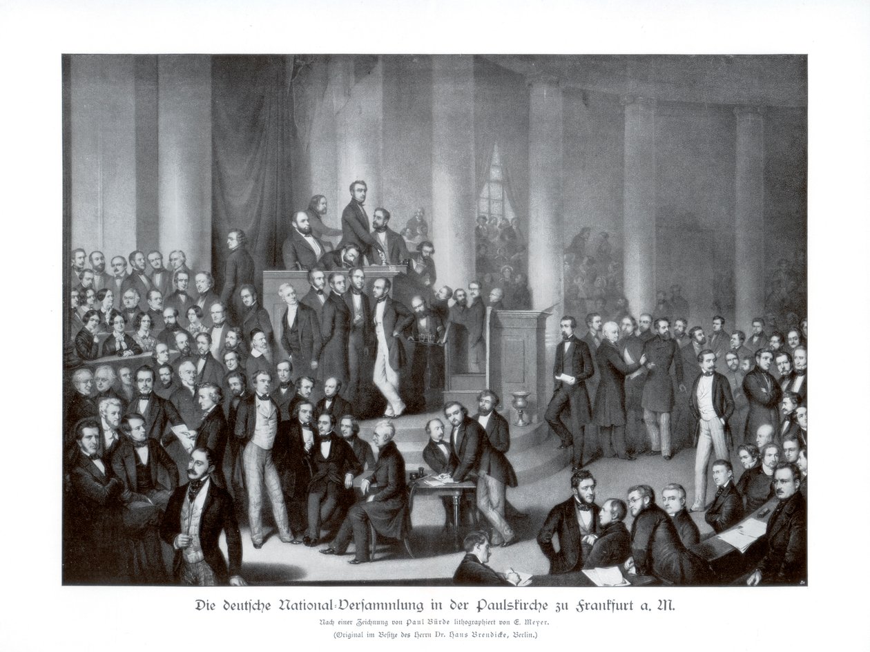 Asamblea Nacional Alemana, Frankfurt, 1900 de Paul Burde