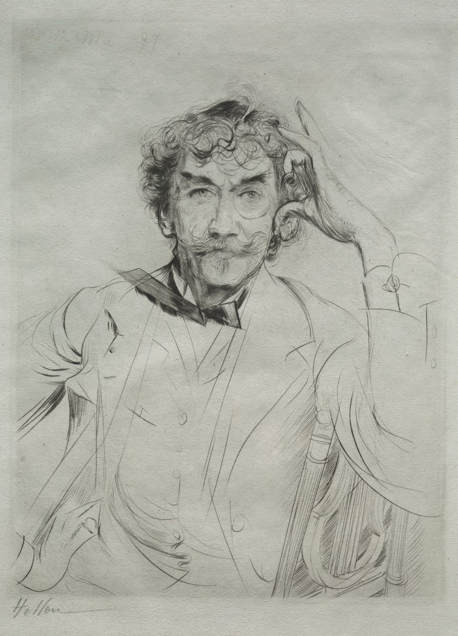 James MacNeill Whistler de Paul Cesar Helleu