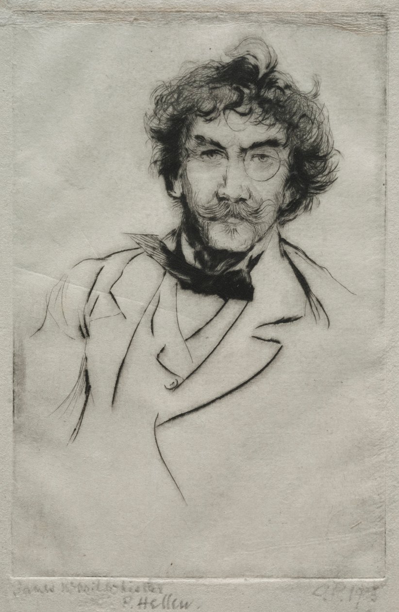 James MacNeill Whistler, 1903 de Paul Cesar Helleu