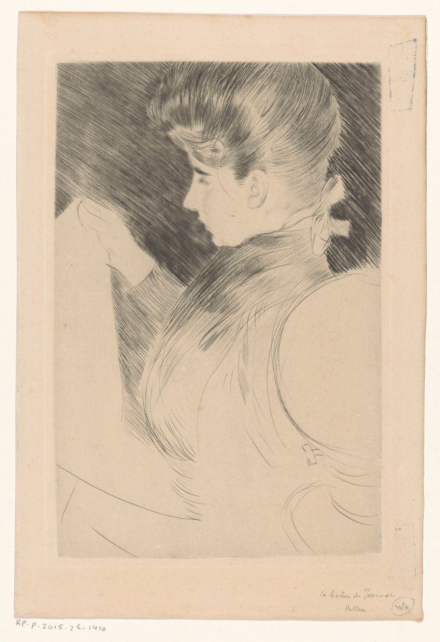 Mujer lectora de Paul Cesar Helleu