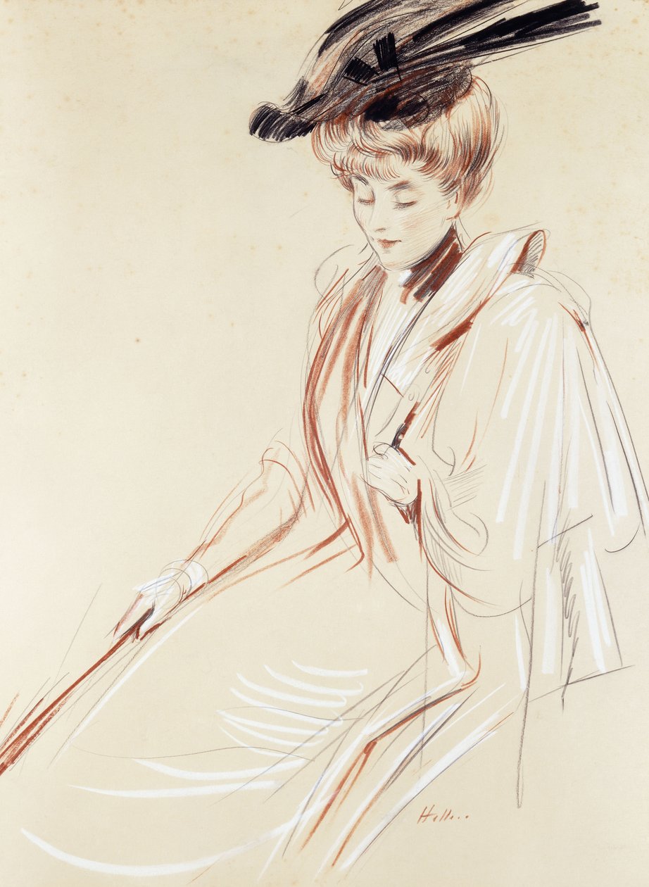 Retrato de una dama de Paul Cesar Helleu