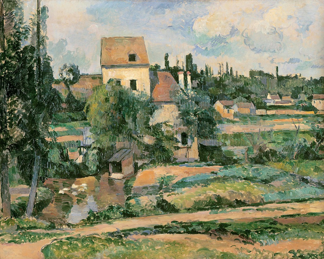 Moulin de la Couleuvre en Pontoise de Paul Cézanne