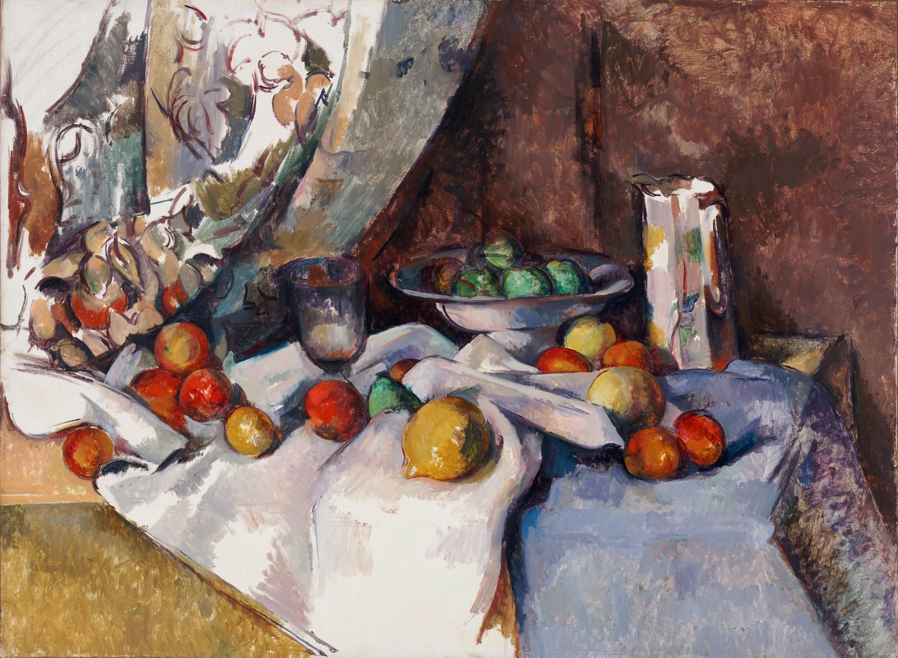 Bodegón con manzanas de Paul Cézanne