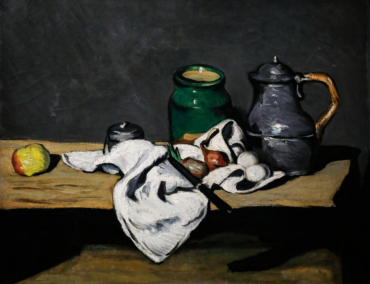 Bodegón con una tetera de Paul Cézanne