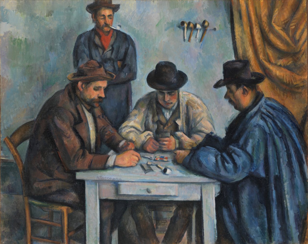 Los jugadores de cartas de Paul Cézanne