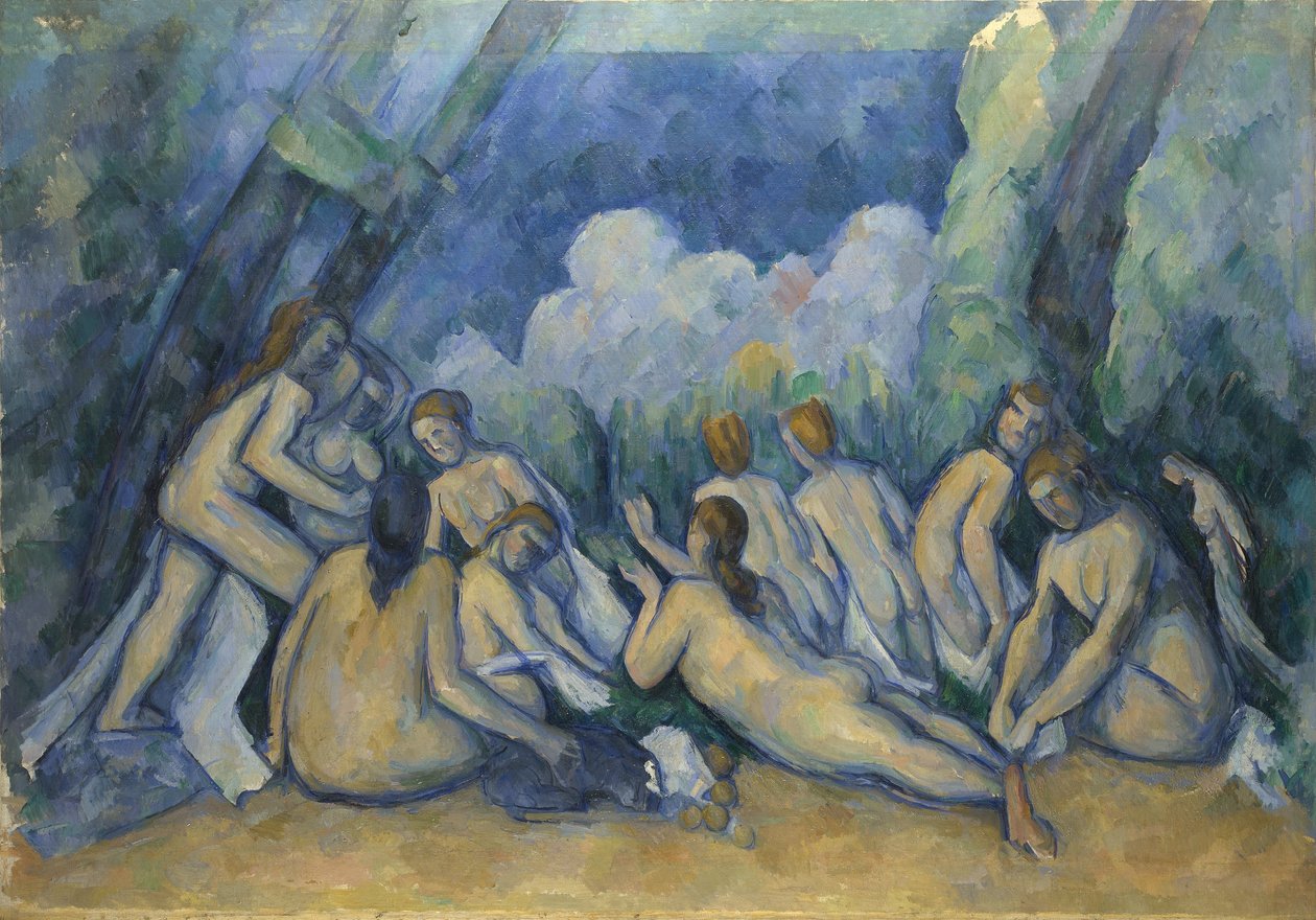 Bañistas (Les Grandes Baigneuses) de Paul Cézanne