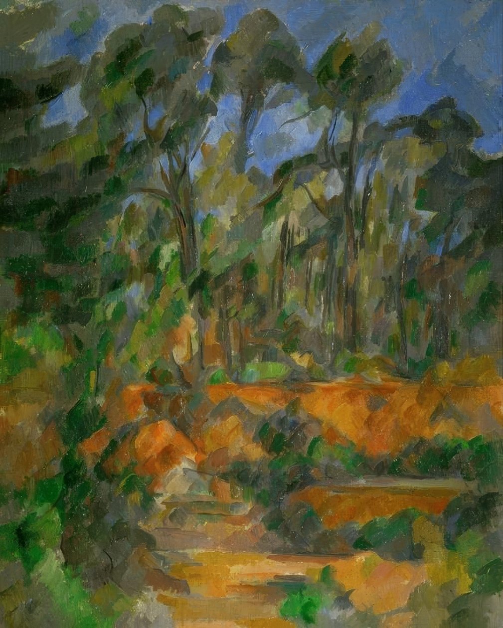 Claro del bosque de Paul Cézanne