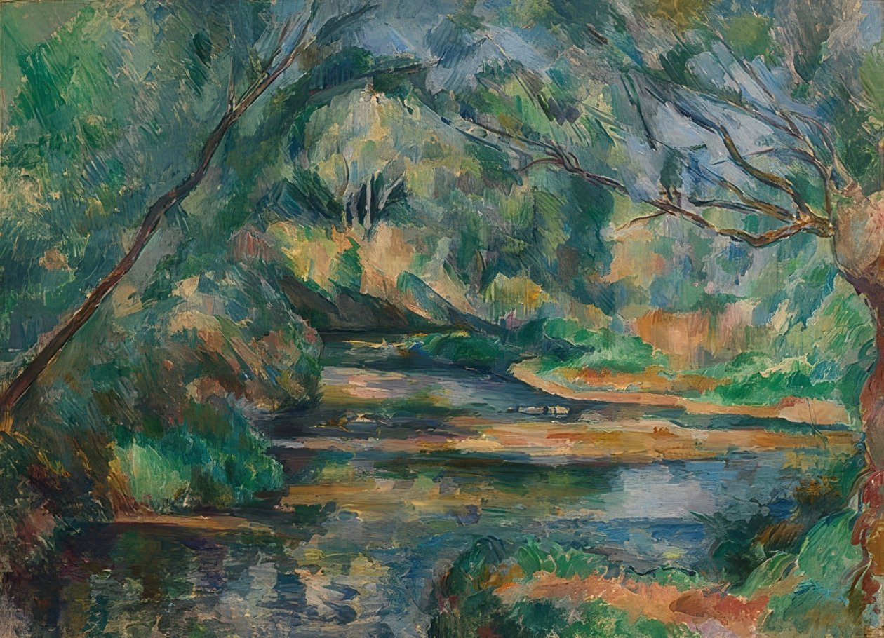 El arroyo, c. 1895-1900 de Paul Cézanne