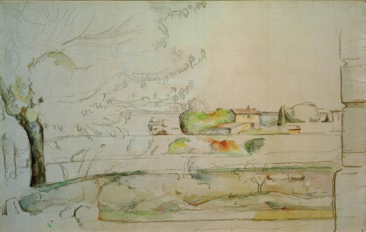 La llanura de Bellevue de Paul Cézanne