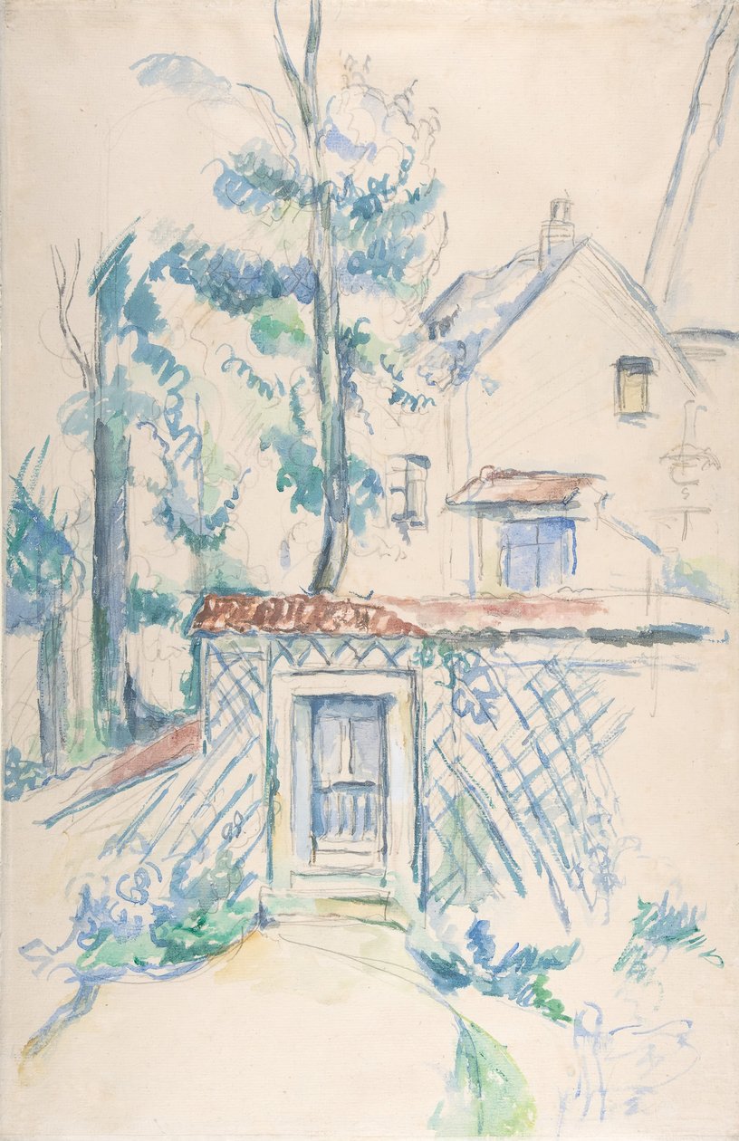 Entrada a un jardín, 1878-1880 de Paul Cézanne
