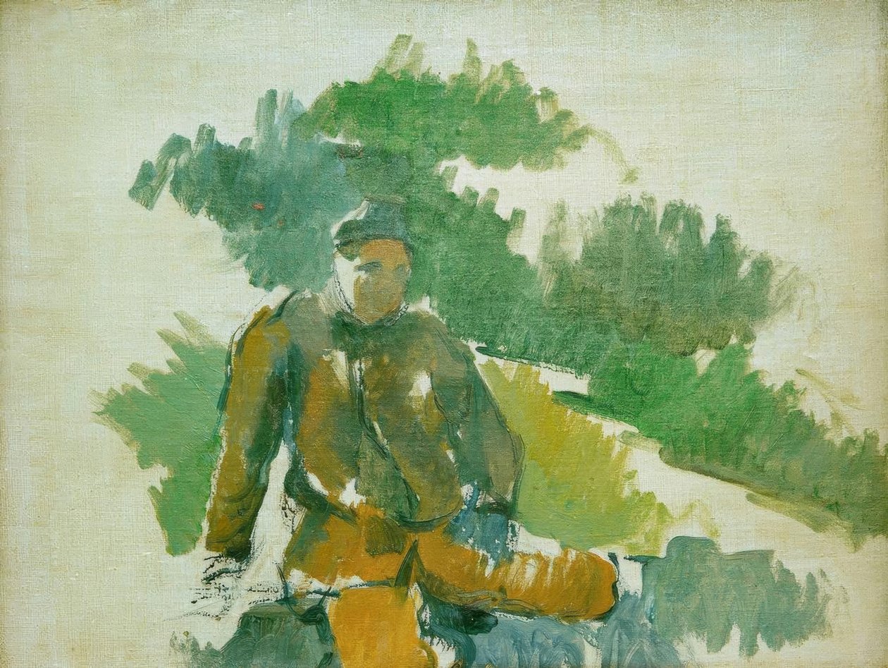 Chico sentado de Paul Cézanne