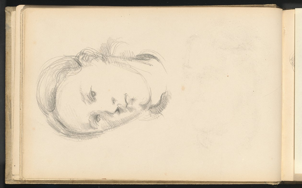 Cabeza de una Joven de Paul Cézanne