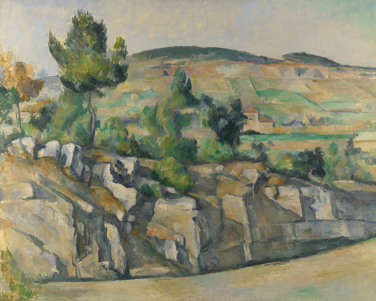 Ladera en Provenza, c. 1890 de Paul Cézanne