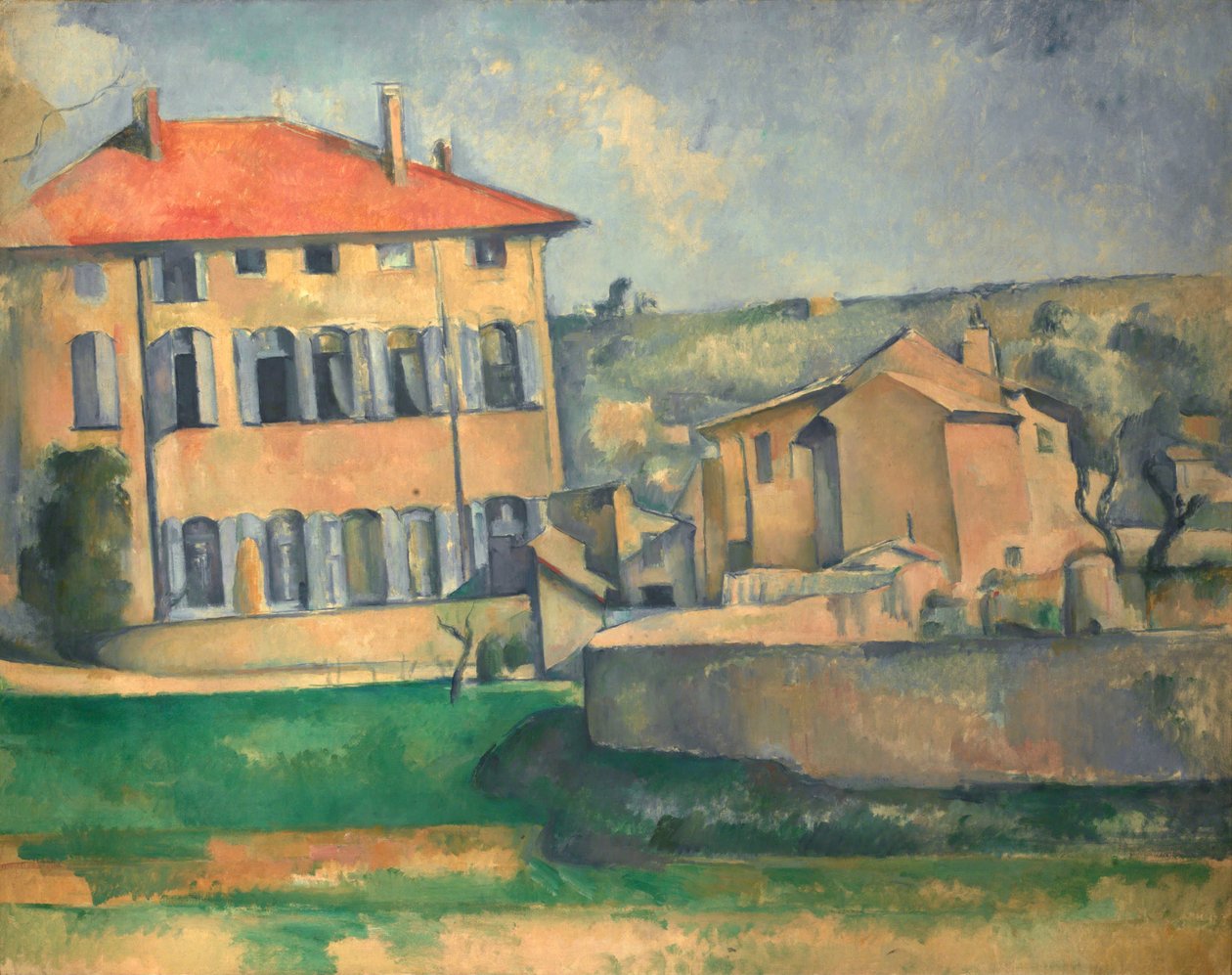 Casa en Aix, 1885-1887 de Paul Cézanne
