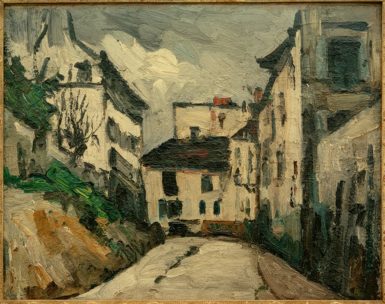 La Rue des Saules en Montmartre de Paul Cézanne