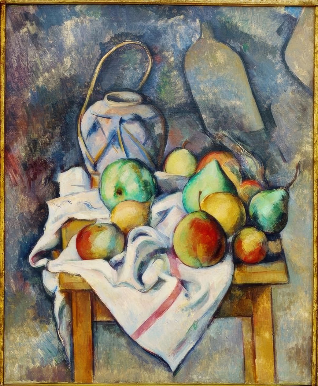 El jarrón de paja de Paul Cézanne