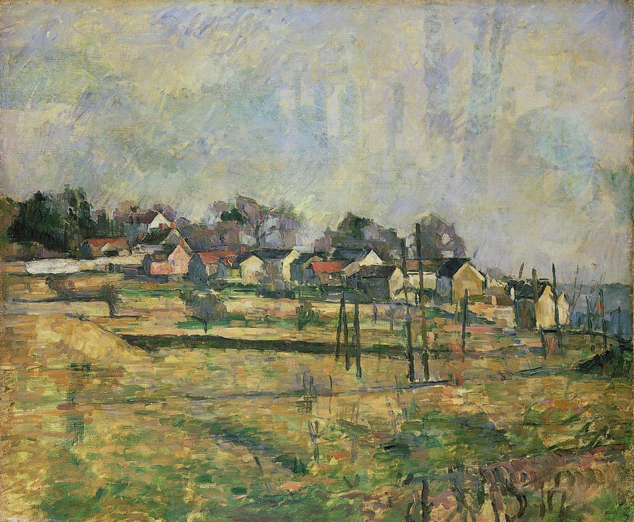 Paisaje, c.1873-77 de Paul Cézanne