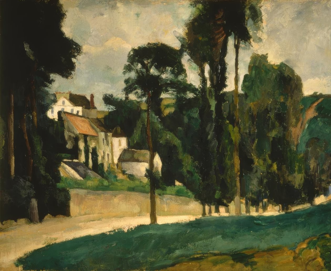 Le Clos des Mathurins en Pontoise de Paul Cézanne