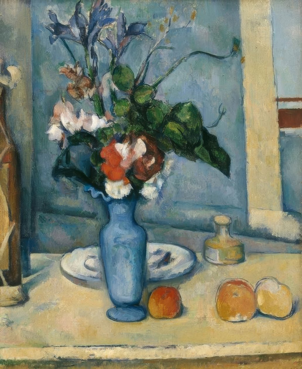 El jarrón azul de Paul Cézanne