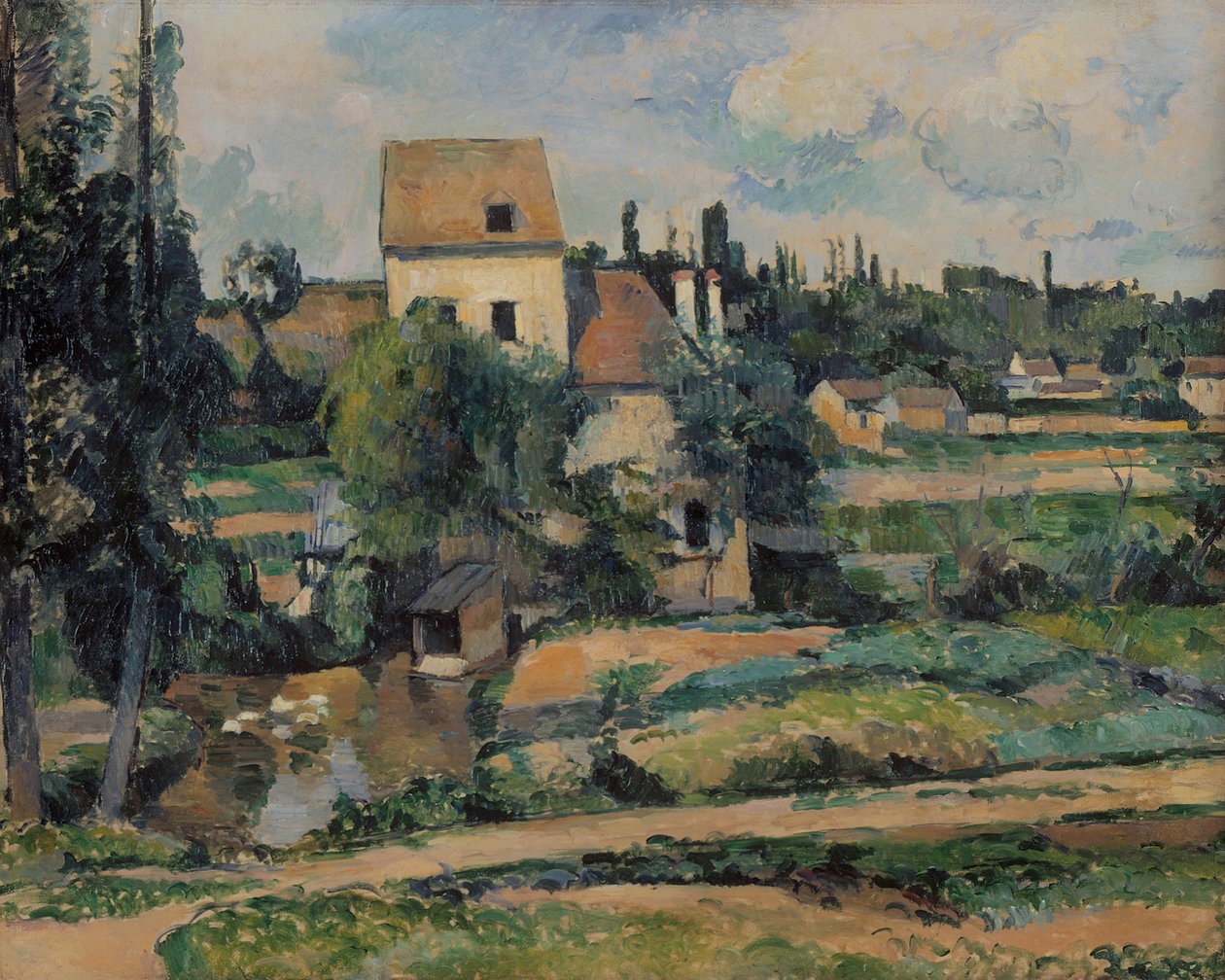 Molino en la Couleuvre en Pontoise, 1881 de Paul Cézanne