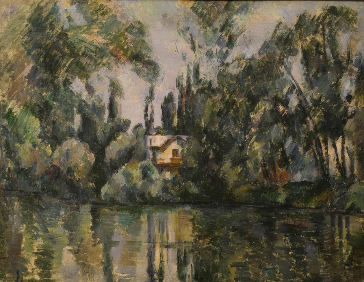 Casa en la orilla del Marne de Paul Cézanne