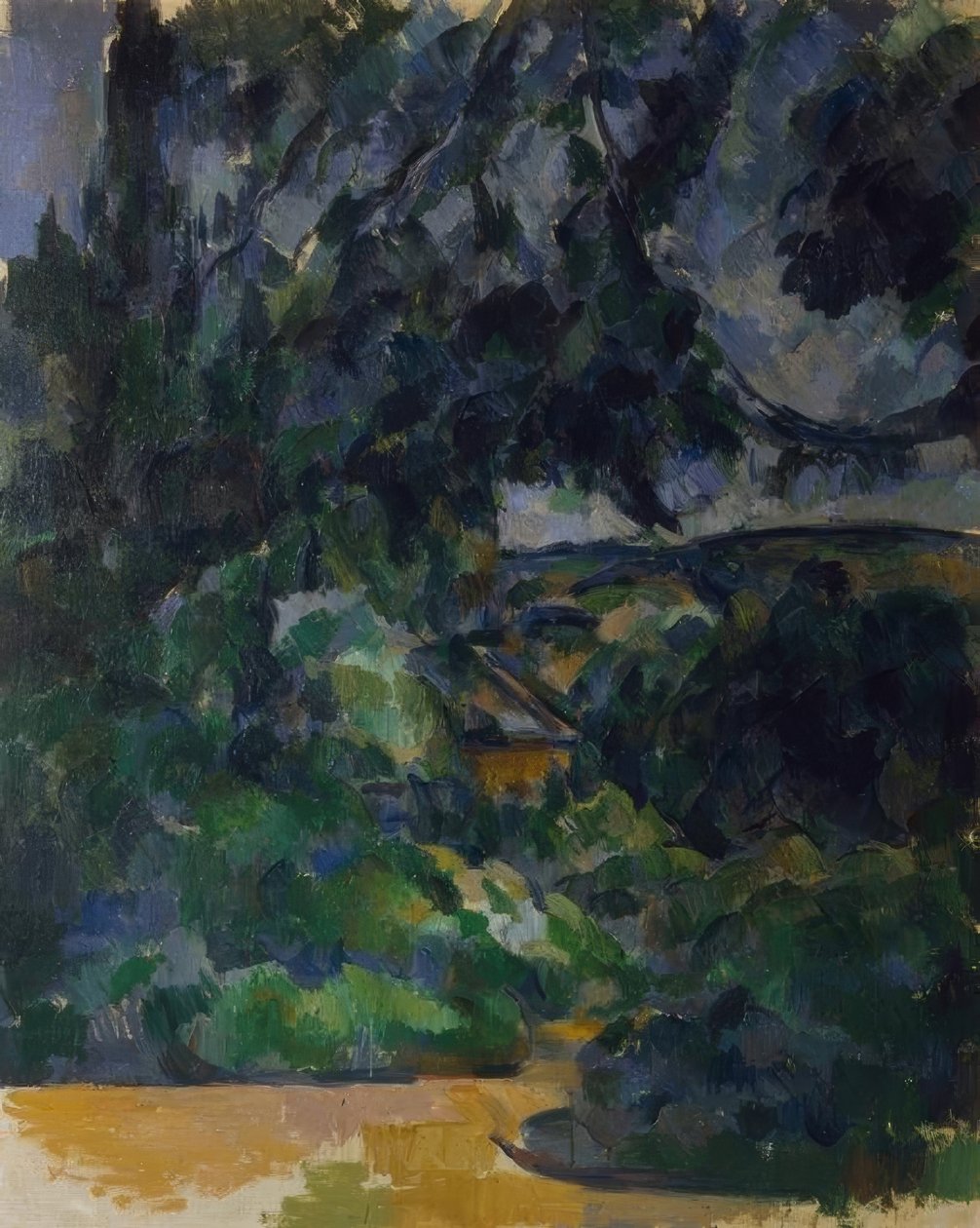 Paisaje azul de Paul Cézanne