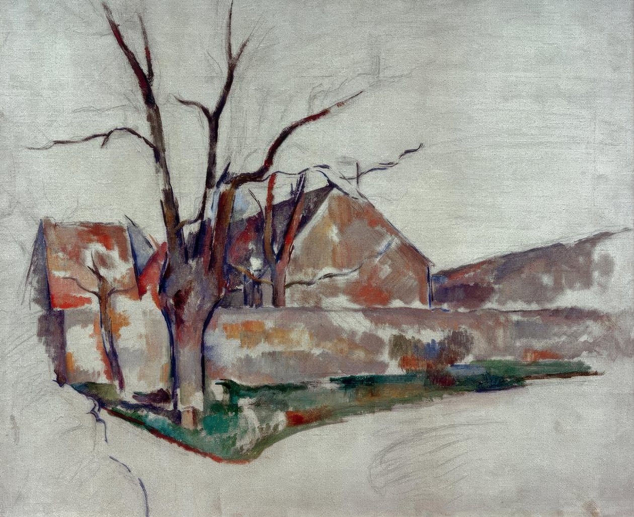 Paisaje de Invierno de Paul Cézanne