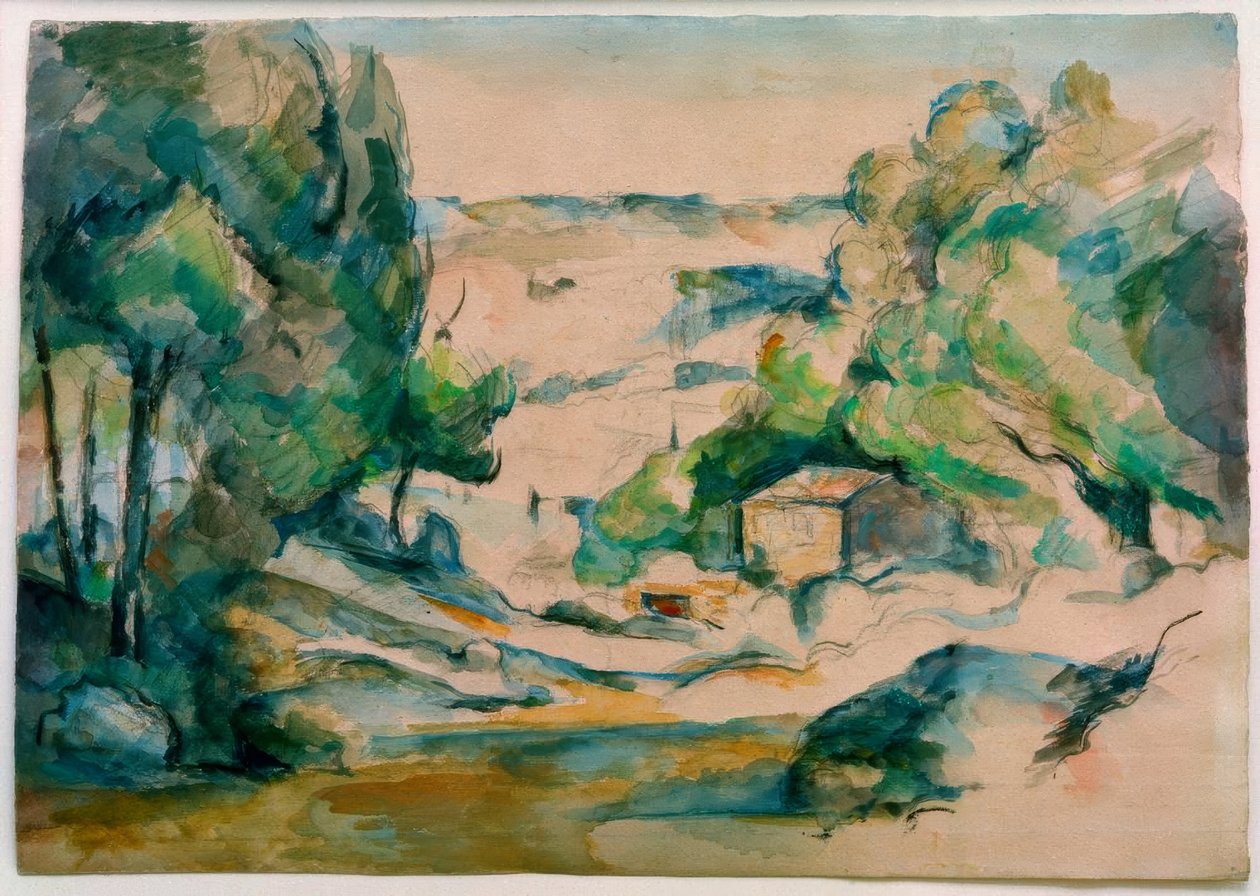 Paisaje en Provenza de Paul Cézanne