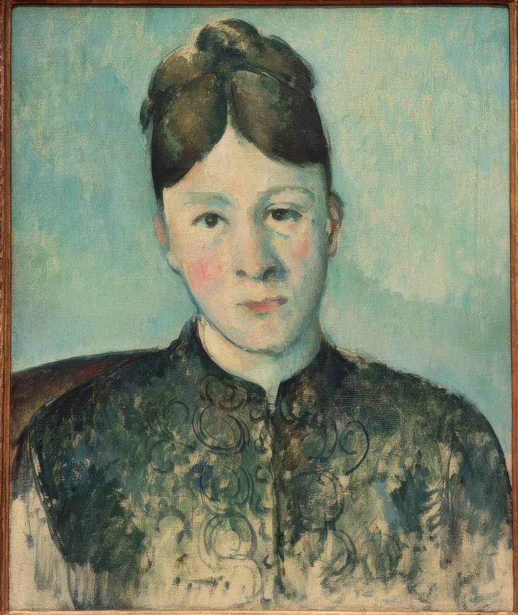 Retrato de Madame Cézanne de Paul Cézanne