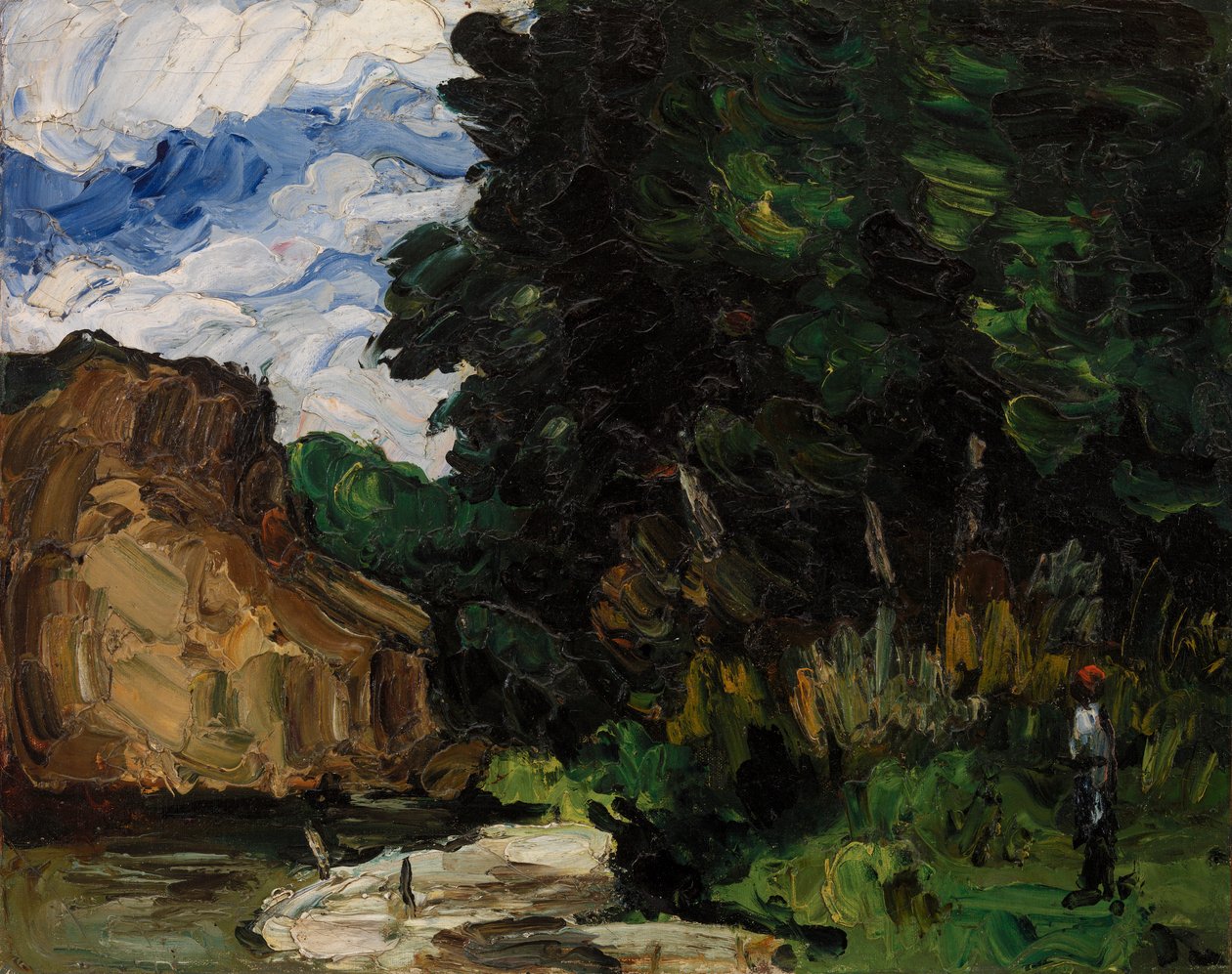 curva del río de Paul Cézanne