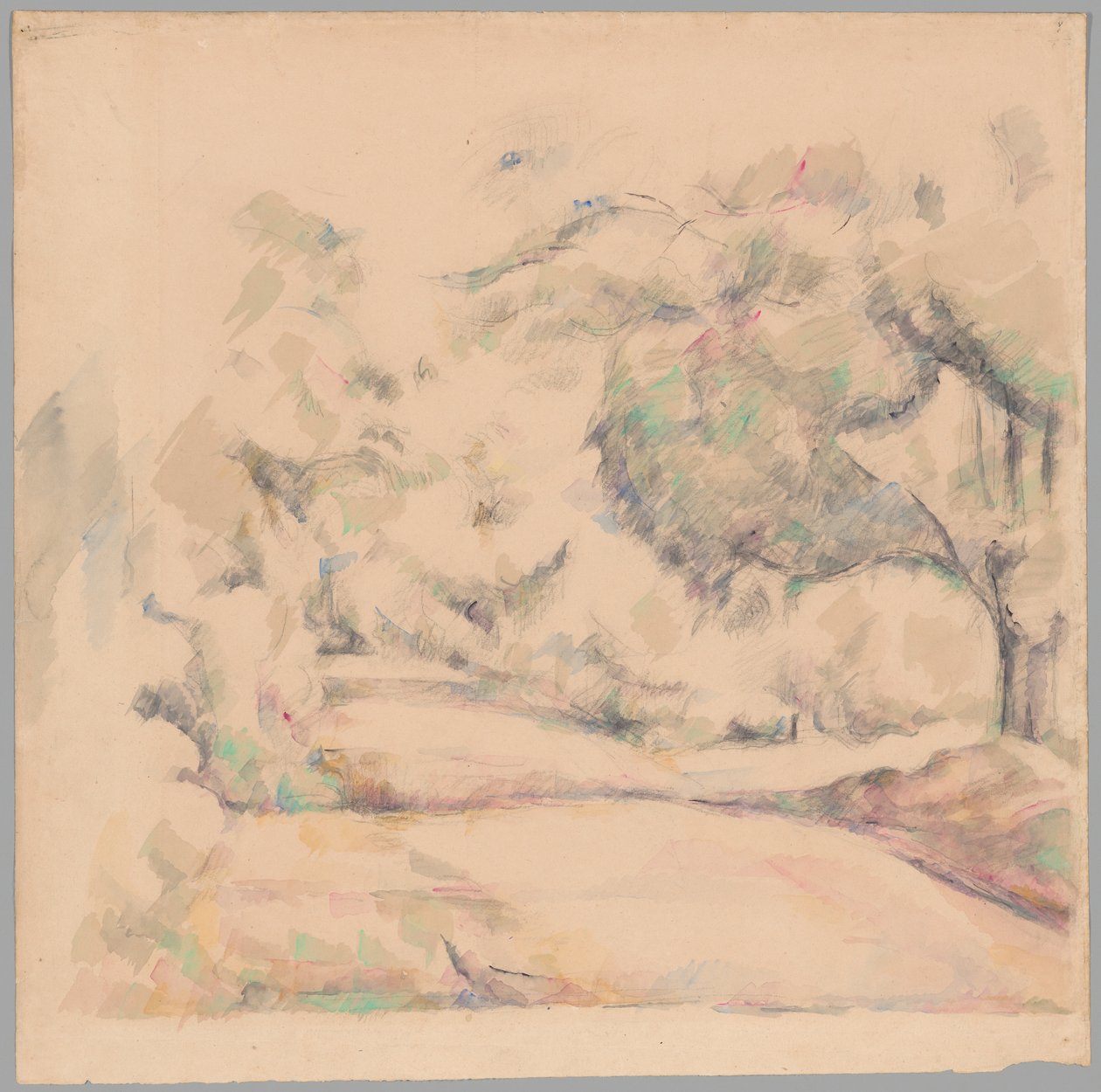 Camino en Provenza de Paul Cézanne