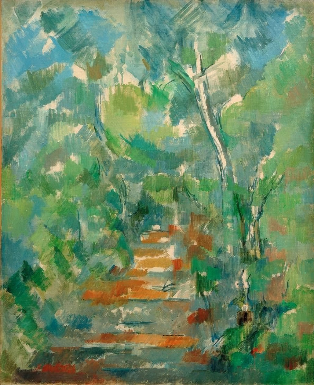Bosque provenzal de Paul Cézanne