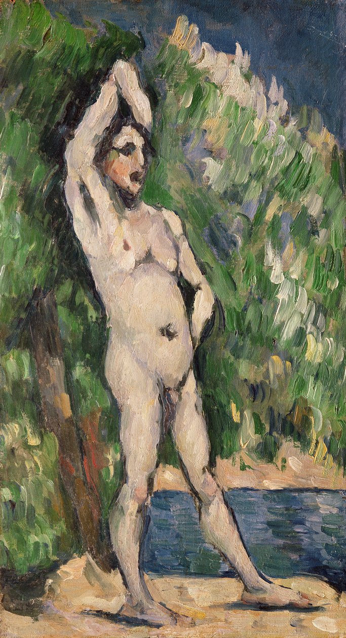 Desnudo de pie de Paul Cézanne