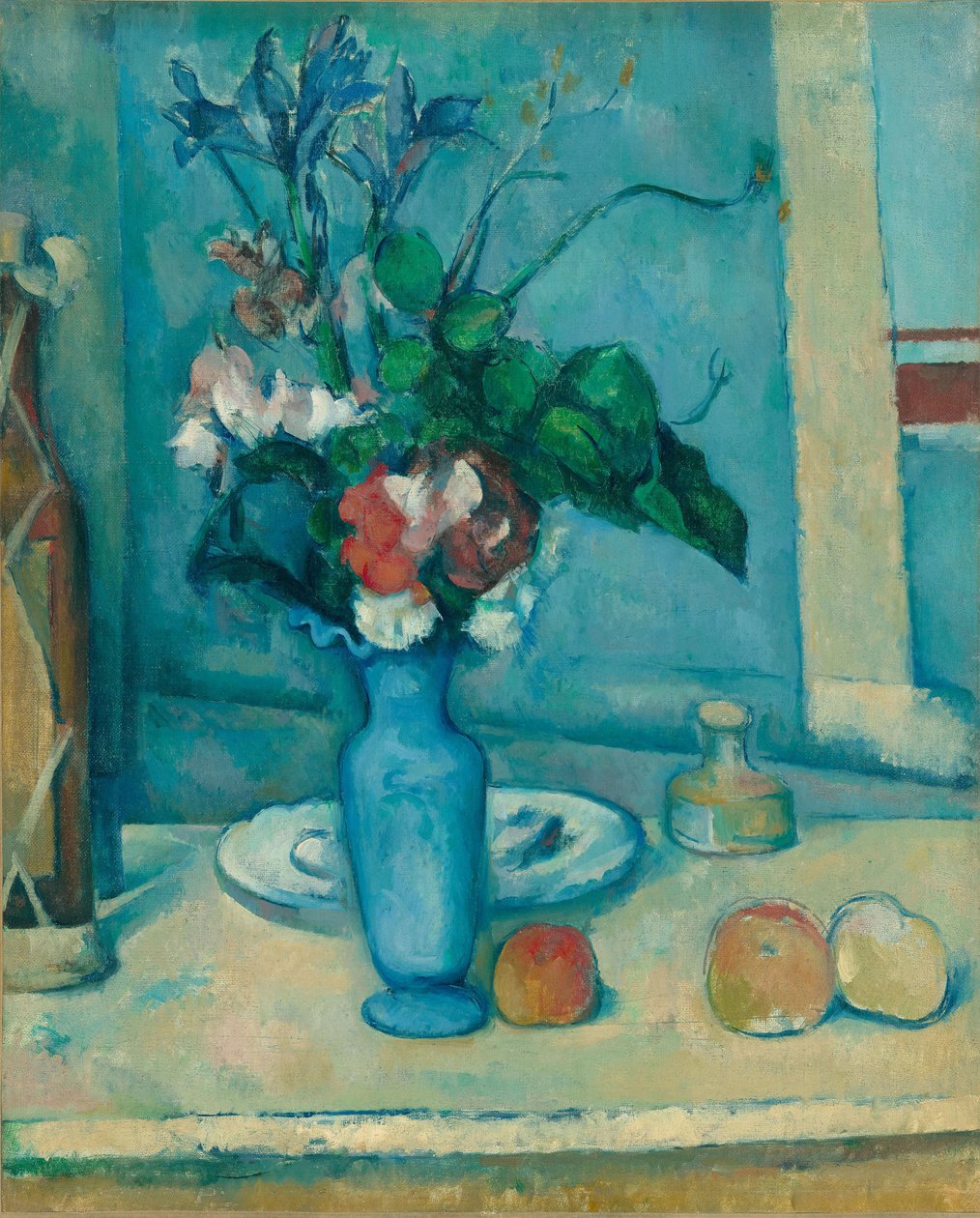 El jarrón azul de Paul Cézanne